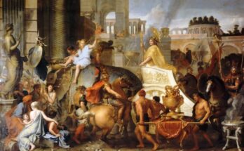 Alexander the great enters Babylon