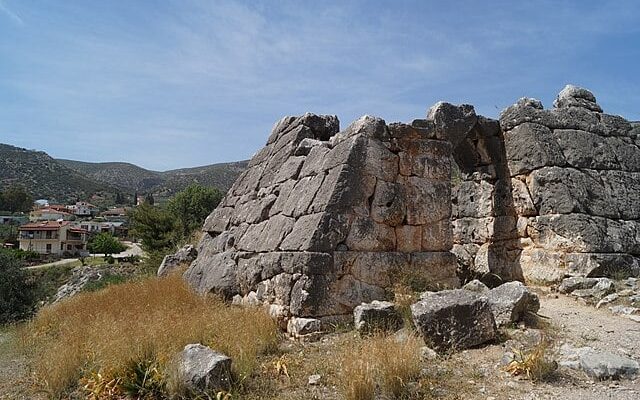 Ancient Greek Pyramid of Hellinikon, Greece