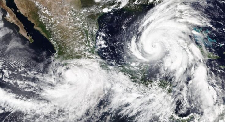 Hurricane Helene and Tropical Storm John