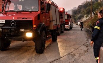 Deadly Wildfire Near Corinth, Greece Rages for Third Day