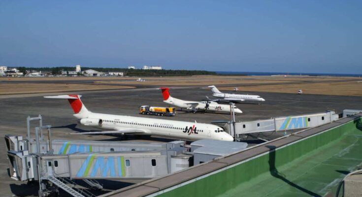 Miyazaki Airport where WWII bomb exploded