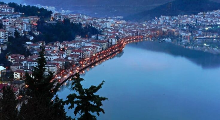 Kastoria lake, Greece