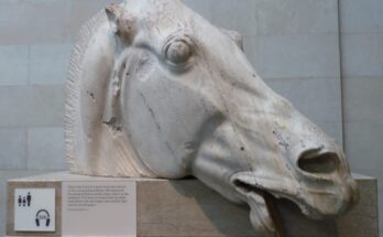 Elgin Marble Horse Museum Of London