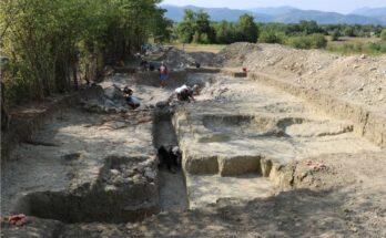 The archaeological excavation in ancient Fregellae uncovered the oldest known villa in the region