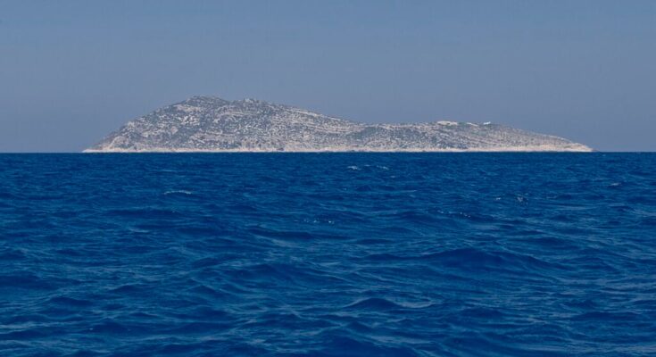 Road and Port Built on Greece’s Remote Eastern Islands, Strongyli and Ro