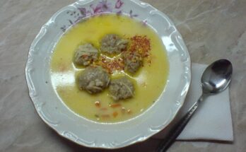 giouvarlakia, greek meatball soup