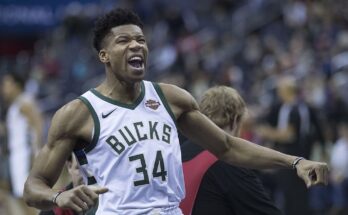 Giannis Antetokounmpo of the Milwaukee Bucks was the eighth highest paid athlete in 2023, according to Sportico. Credit: Keith Allison. CC BY 2.0/ Wikimedia Commons/Keith Allison