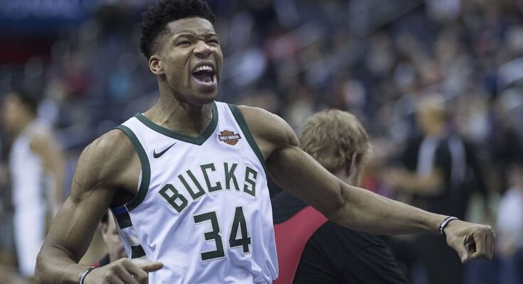 Giannis Antetokounmpo of the Milwaukee Bucks was the eighth highest paid athlete in 2023, according to Sportico. Credit: Keith Allison. CC BY 2.0/ Wikimedia Commons/Keith Allison