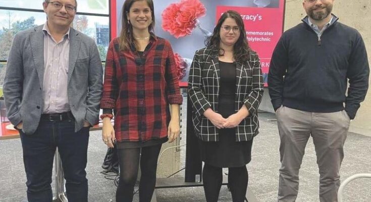 The team of York University that helping preserve the archives the history of Greeks in Canada Credits: York University