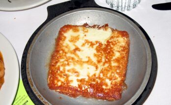 Greek saganaki