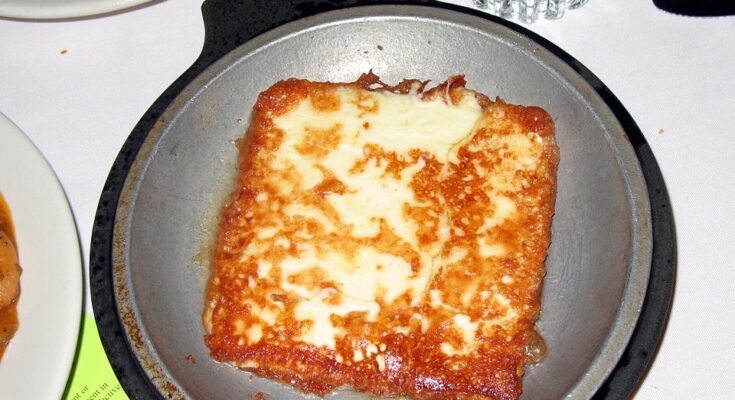 Greek saganaki